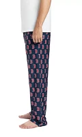 College Concepts Men's Boston Red Sox Navy All Over Print Pants