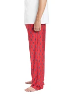 College Concepts Men's Los Angeles Angels Red All Over Print Pants