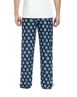 College Concepts Men's New York Yankees Navy All Over Print Pants