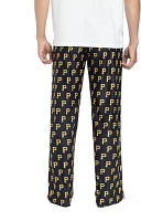 College Concepts Men's Pittsburgh Pirates Black All Over Print Pants