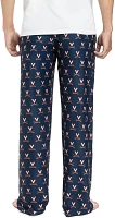 College Concepts Men's Virginia Cavaliers Blue Gauge Knit Fleece Pants