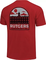 Image One Men's Rutgers Scarlet Knights Campus Arch T-Shirt