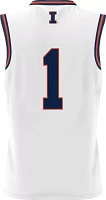 Prosphere Men's Illinois Fighting Illini #1 White Full Sublimated Home Basketball Jersey