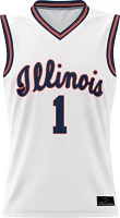 Prosphere Men's Illinois Fighting Illini #1 White Full Sublimated Home Basketball Jersey