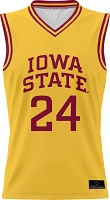 Prosphere Men's Iowa State Cyclones #1 Gold Full Sublimated Alternate Basketball Jersey