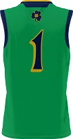 Prosphere Youth Notre Dame Fighting Irish #1 Green Full Sublimated Alternate Basketball Jersey