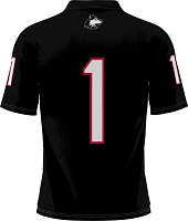 ProSphere Men's Northern Illinois Huskies #1 Black Full Sublimated Football Jersey