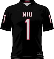 ProSphere Men's Northern Illinois Huskies #1 Black Full Sublimated Football Jersey