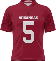 Prosphere Youth Arkansas Razorbacks #5 Raheim Sanders Cardinal Full Sublimated Home Jersey