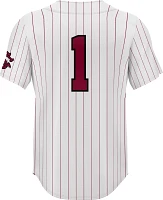 ProSphere Men's South Carolina Gamecocks #1 White Pinstripe Baseball Jersey