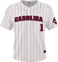 ProSphere Men's South Carolina Gamecocks #1 White Pinstripe Baseball Jersey