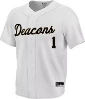 ProSphere Men's Wake Forest Demon Deacons #1 White Alternate Baseball Jersey