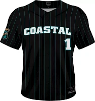 Prosphere Youth Coastal Carolina Chanticleers #1 Black Full Button Replica Baseball Jersey