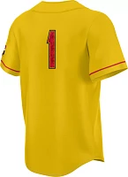 Prosphere Youth Maryland Terrapins #1 Gold Full Button Alternate Baseball Jersey