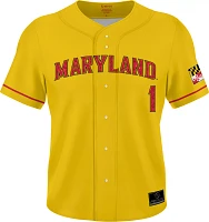 Prosphere Youth Maryland Terrapins #1 Gold Full Button Alternate Baseball Jersey