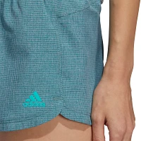 adidas Women's Pacer Belted Woven Printed Shorts