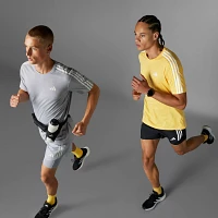 adidas Men's Own The Run 3-Stripes Short Sleeve T-Shirt