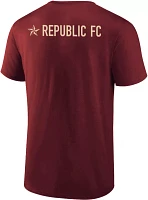 Icon Sports Group Sacramento Republic FC 2-Hit Logo Maroon T-Shirt