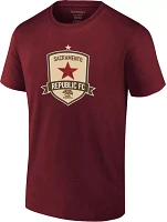 Icon Sports Group Sacramento Republic FC 2-Hit Logo Maroon T-Shirt