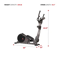 Sunny Health & Fitness Programmable Magnetic Elliptical