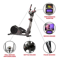 Sunny Health & Fitness Programmable Magnetic Elliptical