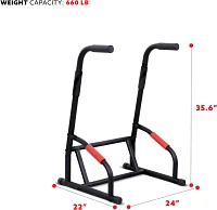 Sunny Health and Fitness Dip Station Strength Bar