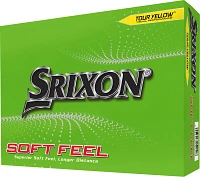 Srixon 2023 Soft Feel Matte Yellow Personalized Golf Balls