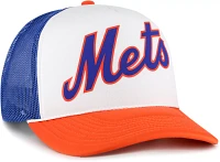 '47 Adult New York Mets Royal Script Trucker Hat