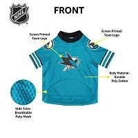 Pets First NHL San Jose Sharks Pet Jersey