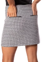 Golftini Women's 16.5” Textured Weave Golf Skort