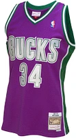 Mitchell & Ness Men's 2001 Milwaukee Bucks Ray Allen #34 Purple Hardwood Classics Swingman Jersey