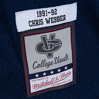 Mitchell & Ness Men's Michigan Wolverines Chris Webber #4 Blue 1991-92 Swingman Replica Throwback Jersey