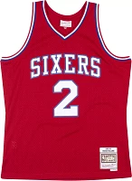 Mitchell and Ness Men's Philadelphia 76ers 1982 Karl Malone #2 Swingman Jersey