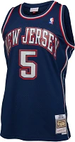 Mitchell & Ness Men's 2006 Brooklyn Nets Jason Kidd #5 Blue Hardwood Classics Swingman Jersey