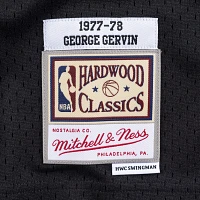 Mitchell & Ness Men's 1977 San Antonio Spurs George Gervin #44 Black Hardwood Classics Swingman Jersey