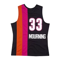 Mitchell and Ness Men's Miami Heat Alonso Mourning #33 Swingman Jersey