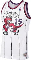 Mitchell & Ness Men's Toronto Raptors Vince Carter #15 White Hardwood Classics Swingman Jersey