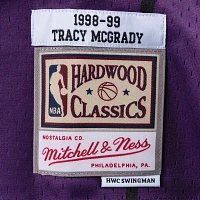 Mitchell & Ness Men's Toronto Raptors Tracy Mcgrady #1 Purple Hardwood Classics Jersey