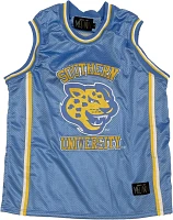 Tones of Melanin Southern University Jaguars Columbia Blue Basketball Jersey