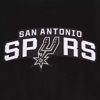 JH Design Men's San Antonio Spurs Black Reversible Wool Jacket