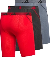 adidas Men's Performance Mesh Long Boxer Briefs – 3 Pack