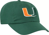 Top of the World Men's Miami Hurricanes Green Staple Adjustable Hat