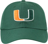 Top of the World Men's Miami Hurricanes Green Staple Adjustable Hat