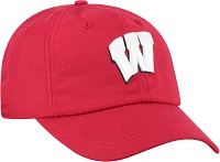 Top of the World Men's Wisconsin Badgers Red Staple Adjustable Hat