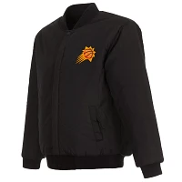 JH Design Men's Phoenix Suns Black Reversible Wool Jacket