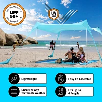 Sun Ninja 4-Person Beach Tent