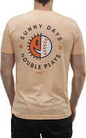 Baseballism Men's "Sunny Days & Double Plays" T-Shirt