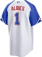 Nike Men's Atlanta Braves 2023 City Connect Ozzie Albies #1 Cool Base Jersey