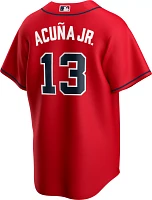 Nike Men's Replica Atlanta Braves Acuna Jr. #13 Cool Base Jersey