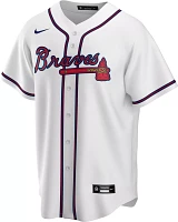 Nike Men's Replica Atlanta Braves Ozzie Albies #1 White Cool Base Jersey